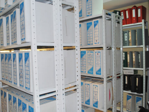 Rayonnage d'archivage